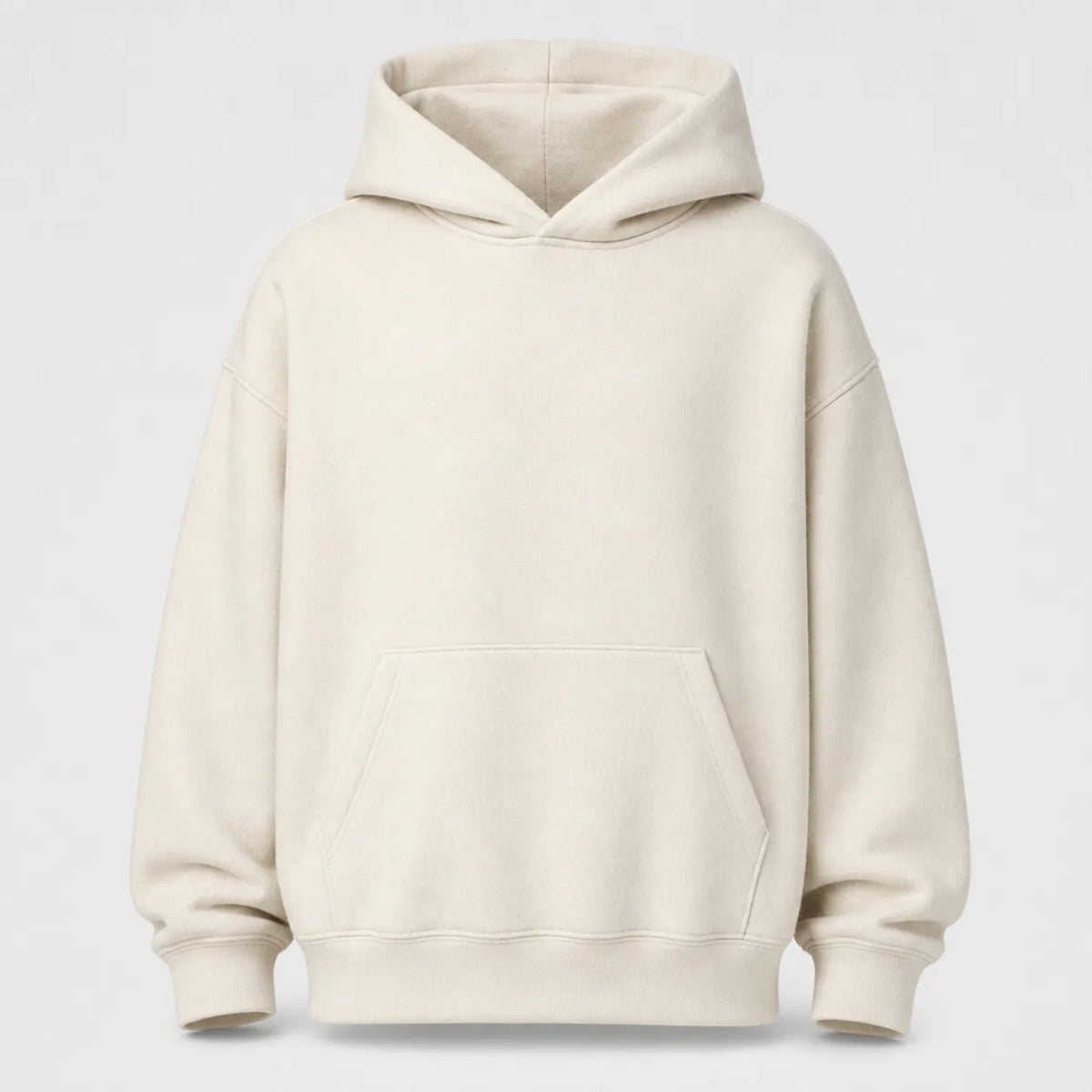 Heavy Hoodie — Écru