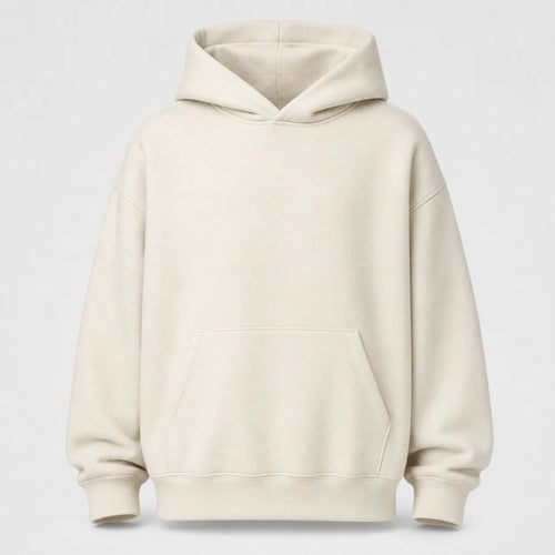 Heavy Hoodie — Écru