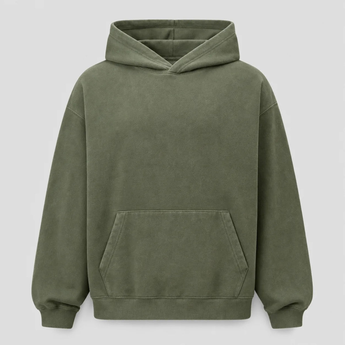 Heavy Hoodie — Vert mousse