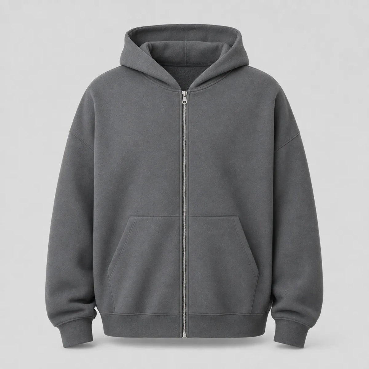 Zip Hoodie — Ardoise